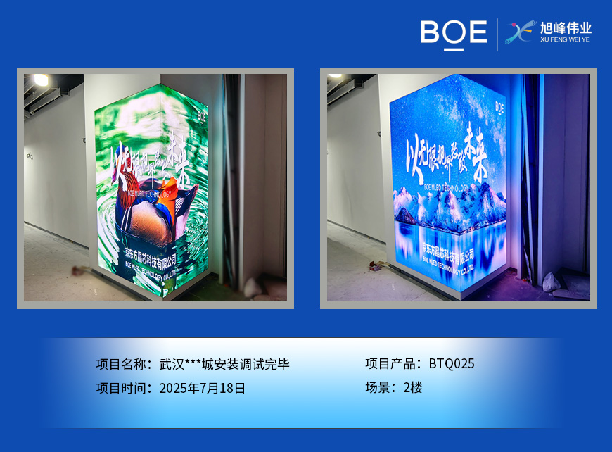 武汉***城安装调试完毕